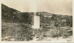 Image: Mission boundary stone
